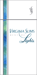 Virginia Slims Lights Menthol 100's Cigarette Pack