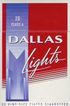 Dallas Lights Cigarette pack