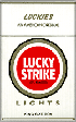Lucky Strike Lights (Silver) Cigarette pack