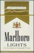 Marlboro Lights (Gold) Cigarette pack