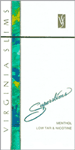 Virginia Slims Superslims Menthol Cigarette pack