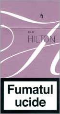 Hilton Super Slims Liliac 100's Cigarette Pack