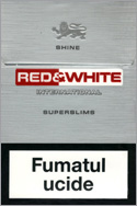 Red&White Super Slims Shine Cigarette Pack