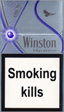 Winston XSpression Purple Cigarette Pack