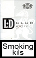 LD Extra Club Silver Cigarette pack
