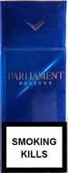 Parliament Reserve 100 Cigarette pack