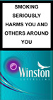 Winston Superslims Expand Purple Cigarette pack