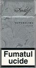 Davidoff Super Slims Silver Cigarette pack