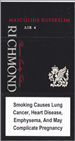 Richmond Masculine Super Slims 100s Cigarette pack