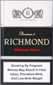 Richmond Platinum Filter Cigarette pack