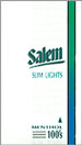 Salem Slim Lights 100's Cigarette pack