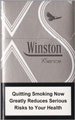 Winston XSence White (mini) Cigarette pack